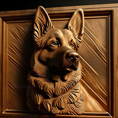 3D model st Estrel Shepherd dog (STL)